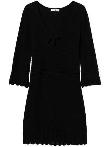 TWINSET robe en maille - Noir - TWINSET - Modalova