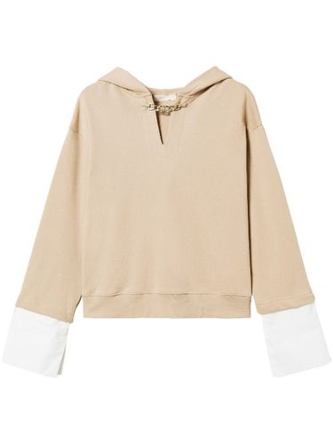 Hoodie à chaîne Oval T - TWINSET - Modalova