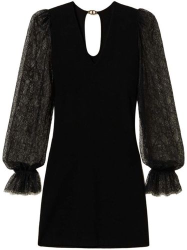 Robe à détails en dentelle - TWINSET - Modalova