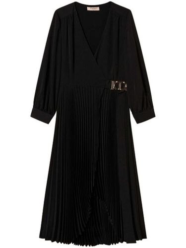 Robe mi-longue à plis - TWINSET - Modalova