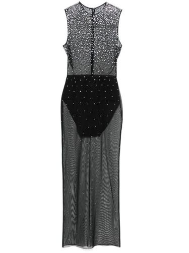 Robe mi-longue en cristal - Alex Perry - Modalova