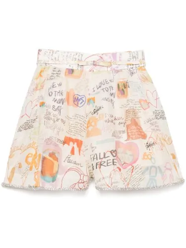Short à taille ceinturée - ZIMMERMANN - Modalova