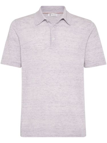 Polo en maille - Brunello Cucinelli - Modalova