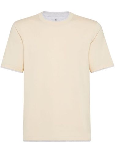 T-shirt à détail superposé - Brunello Cucinelli - Modalova