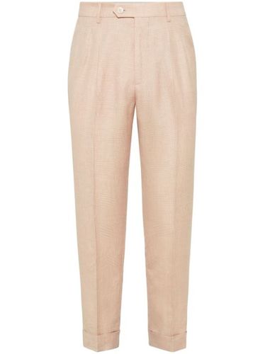 Pantalon à motif Prince de Galles - Brunello Cucinelli - Modalova