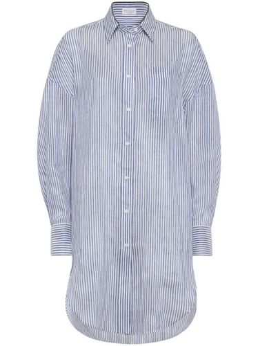 Chemise longue à ornements métalliques - Brunello Cucinelli - Modalova