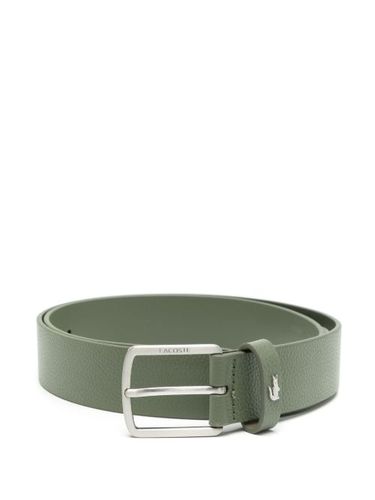 Ceinture en cuir à fini grainé - Lacoste - Modalova