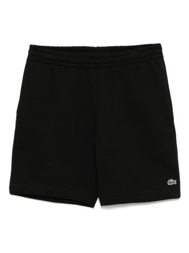 Lacoste short à patch logo - Noir - Lacoste - Modalova