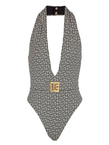 Maillot de bain à imprimé PB Labyrinth - Balmain - Modalova