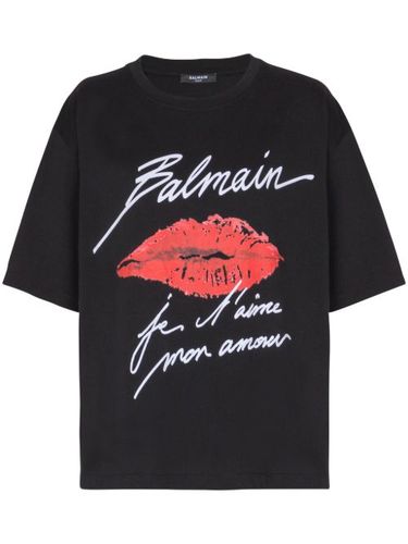 T-shirt à imprimé Kiss - Balmain - Modalova