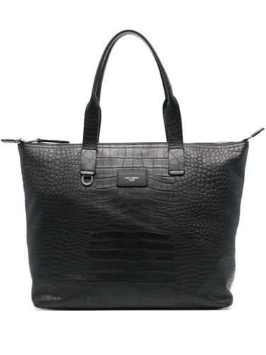 Sac porté épaule à effet peau de crocodile - Dolce & Gabbana - Modalova
