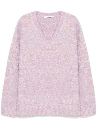 B+ab pull à col v - Violet - b+ab - Modalova