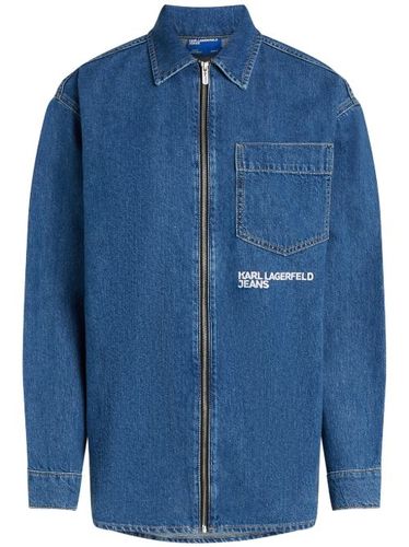 Veste en jean à fermeture zippée - Karl Lagerfeld Jeans - Modalova