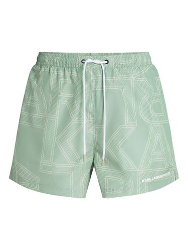 Short de bain à logo imprimé - Karl Lagerfeld - Modalova
