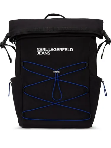 Sac à dos à bordure roulottée - Karl Lagerfeld Jeans - Modalova