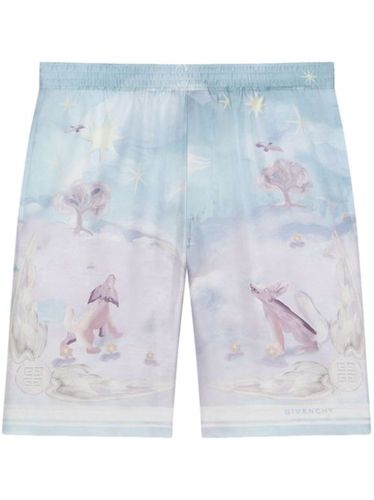 Givenchy short en soie - Bleu - Givenchy - Modalova