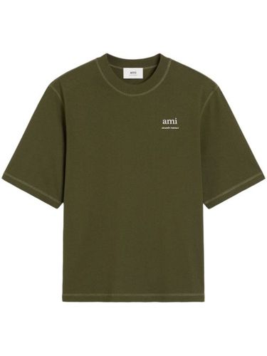 T-shirt à logo brodé - AMI Paris - Modalova