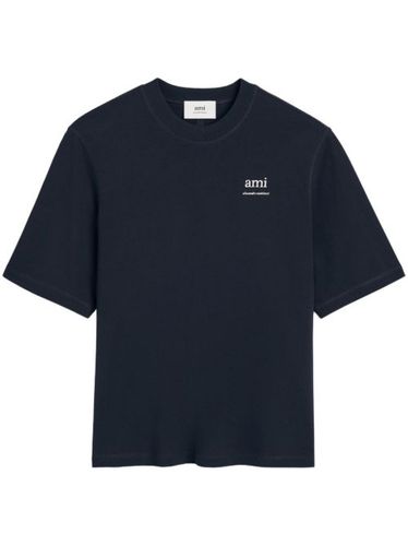 T-shirt à logo brodé - AMI Paris - Modalova