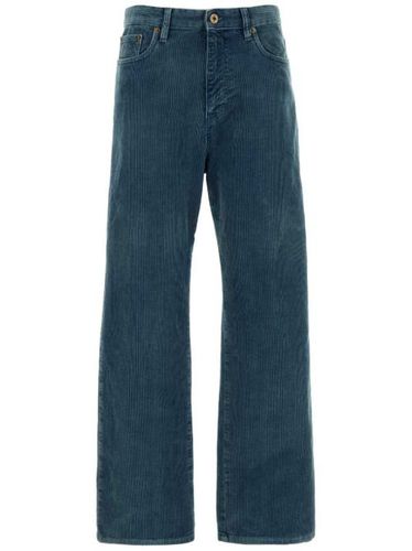 Pantalon à patch logo - Miu Miu - Modalova