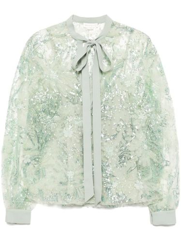 Blouse à fleurs 3D - Zuhair Murad - Modalova