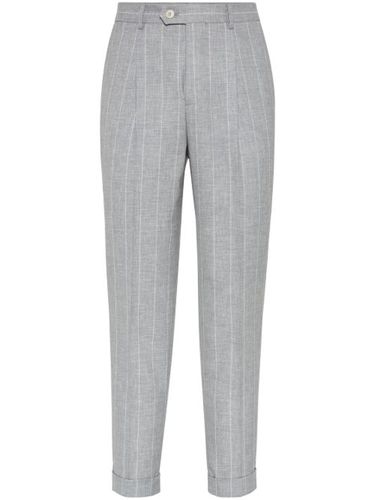 Pantalon de costume à rayures - Brunello Cucinelli - Modalova