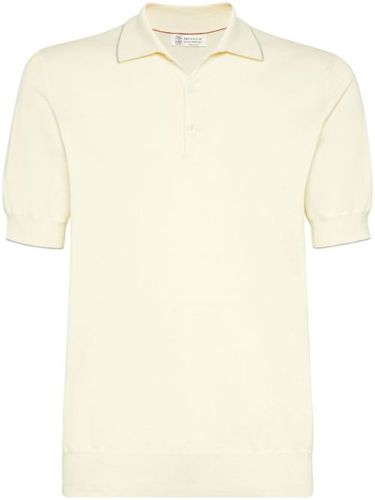 Polo en maille - Brunello Cucinelli - Modalova