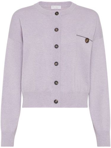 Cardigan à ornements métalliques - Brunello Cucinelli - Modalova