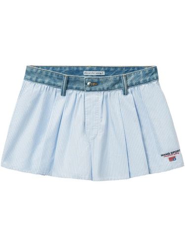 Short à taille en jean - Alexander Wang - Modalova
