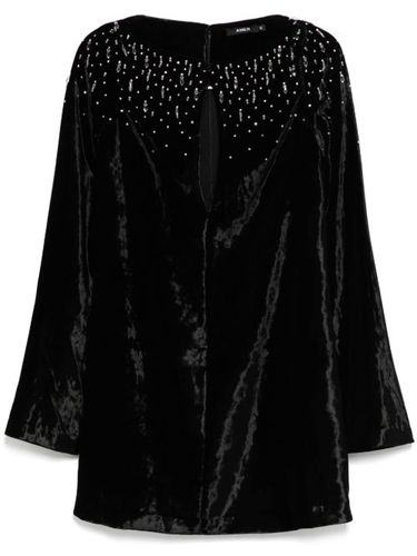 Amen robe courte en velours - Noir - Amen - Modalova
