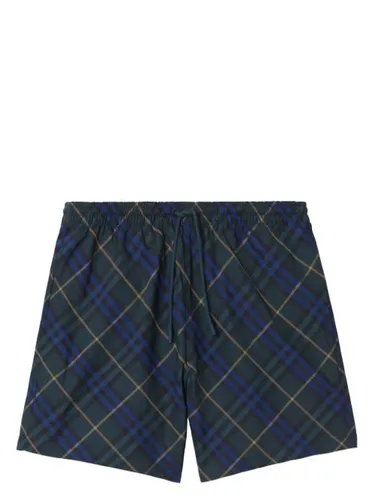 Short de bain à carreaux - Burberry - Modalova