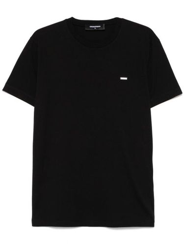 T-shirt à plaque logo - DSQUARED2 - Modalova