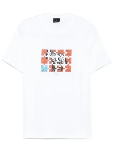 T-shirt à imprimé Zebra Jigsaw - PS Paul Smith - Modalova