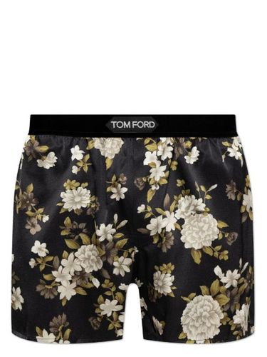 TOM FORD boxer en satin - Noir - TOM FORD - Modalova