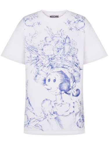 T-shirt à imprimé graphique - Moschino - Modalova