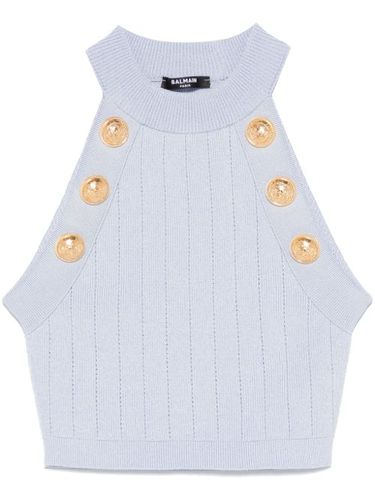 Haut à boutons décoratifs - Balmain - Modalova
