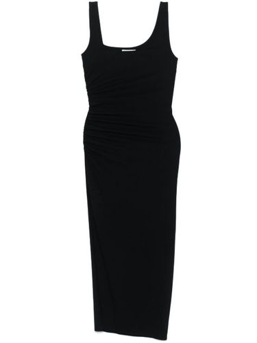 Robe mi-longue à fronces - Patrizia Pepe - Modalova