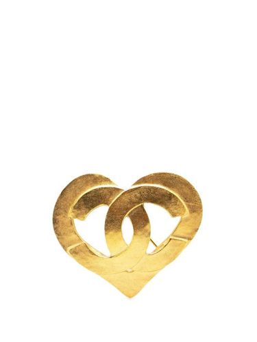 Broche CC Heart (1995) - CHANEL Pre-Owned - Modalova