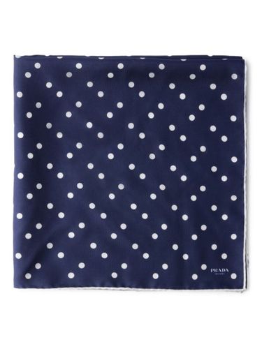 Prada écharpe à pois - Bleu - Prada - Modalova