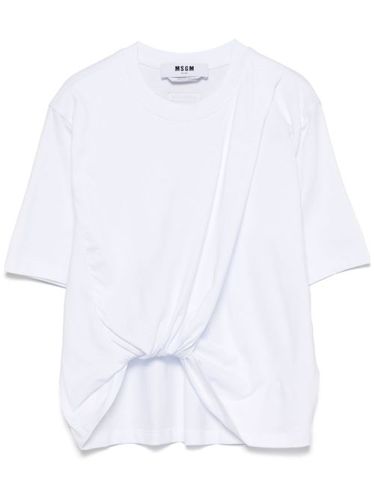 MSGM t-shirt en coton - Blanc - MSGM - Modalova