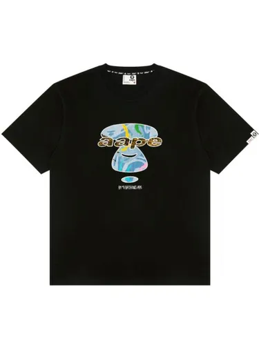 T-shirt à broderies - AAPE BY *A BATHING APE® - Modalova