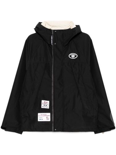 Coupe-vent à capuche et logo - AAPE BY *A BATHING APE® - Modalova