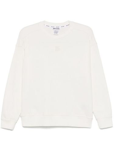 DKNY sweat à logo brodé - Blanc - DKNY - Modalova