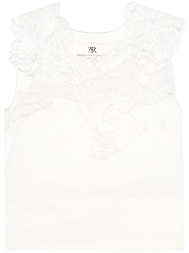 Débardeur à fleurs en dentelle - Ermanno Scervino - Modalova
