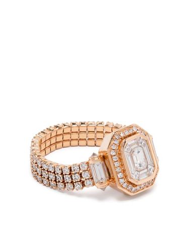 Bague en or 18ct ornée de diamant - SHAY - Modalova