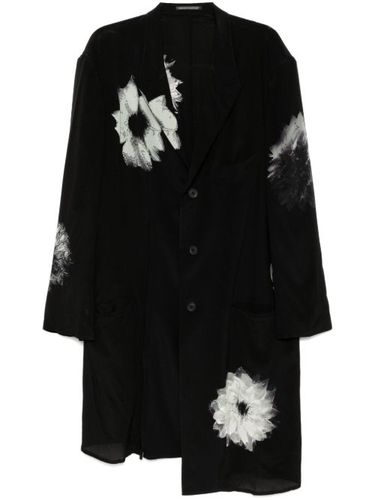Veste fendue à fleurs - Yohji Yamamoto - Modalova