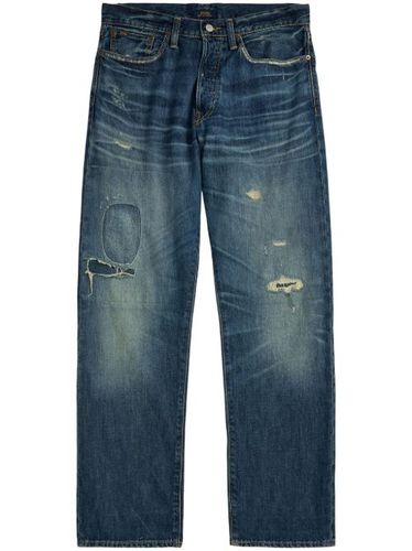 Jean droit à effet usé - Polo Ralph Lauren - Modalova