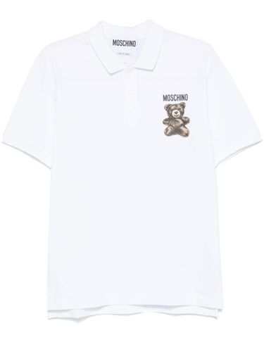 Polo à logo Teddy Bear - Moschino - Modalova
