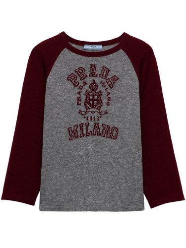 Pull à logo en intarsia - Prada - Modalova