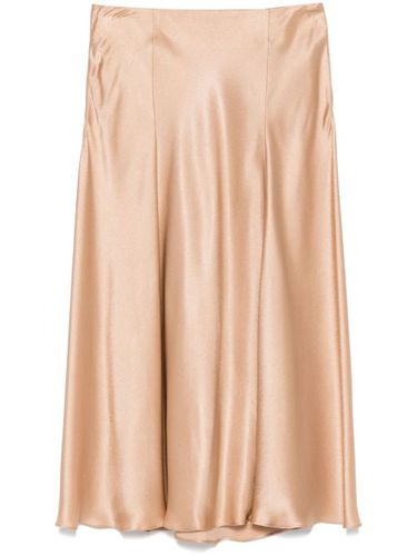 Jupe en satin à coupe mi-longue - Alberta Ferretti - Modalova