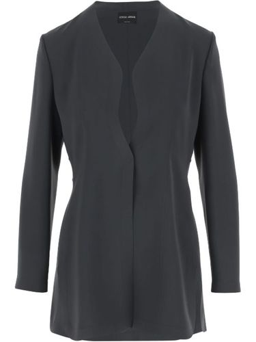 Veste à simple boutonnage - Giorgio Armani - Modalova